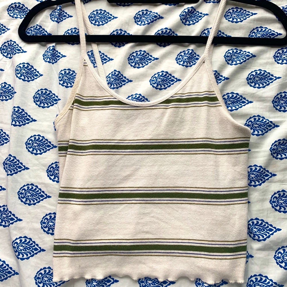 STRIPED CROP TOP